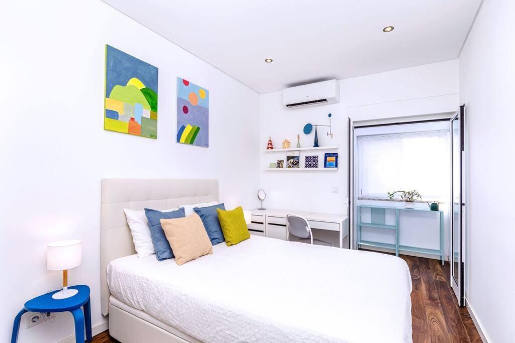 Cozy Bright Space With Landscape And Air Conditioner Lisboa Extérieur photo